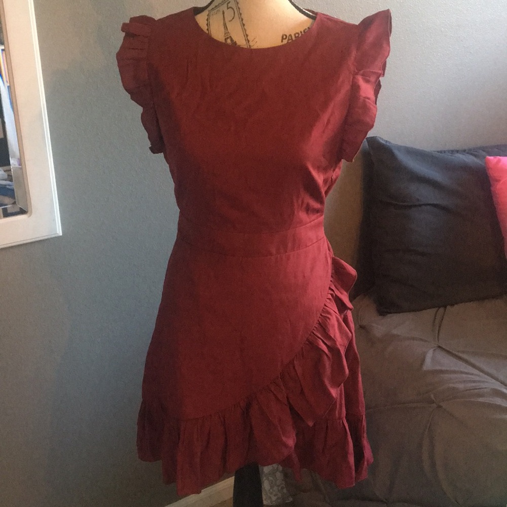 Forever 21 Wine Colored Dress